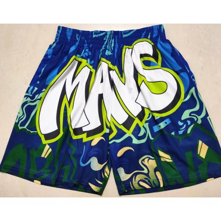 Dallas Mavericks Homme Shorts à poche M002 Swingman